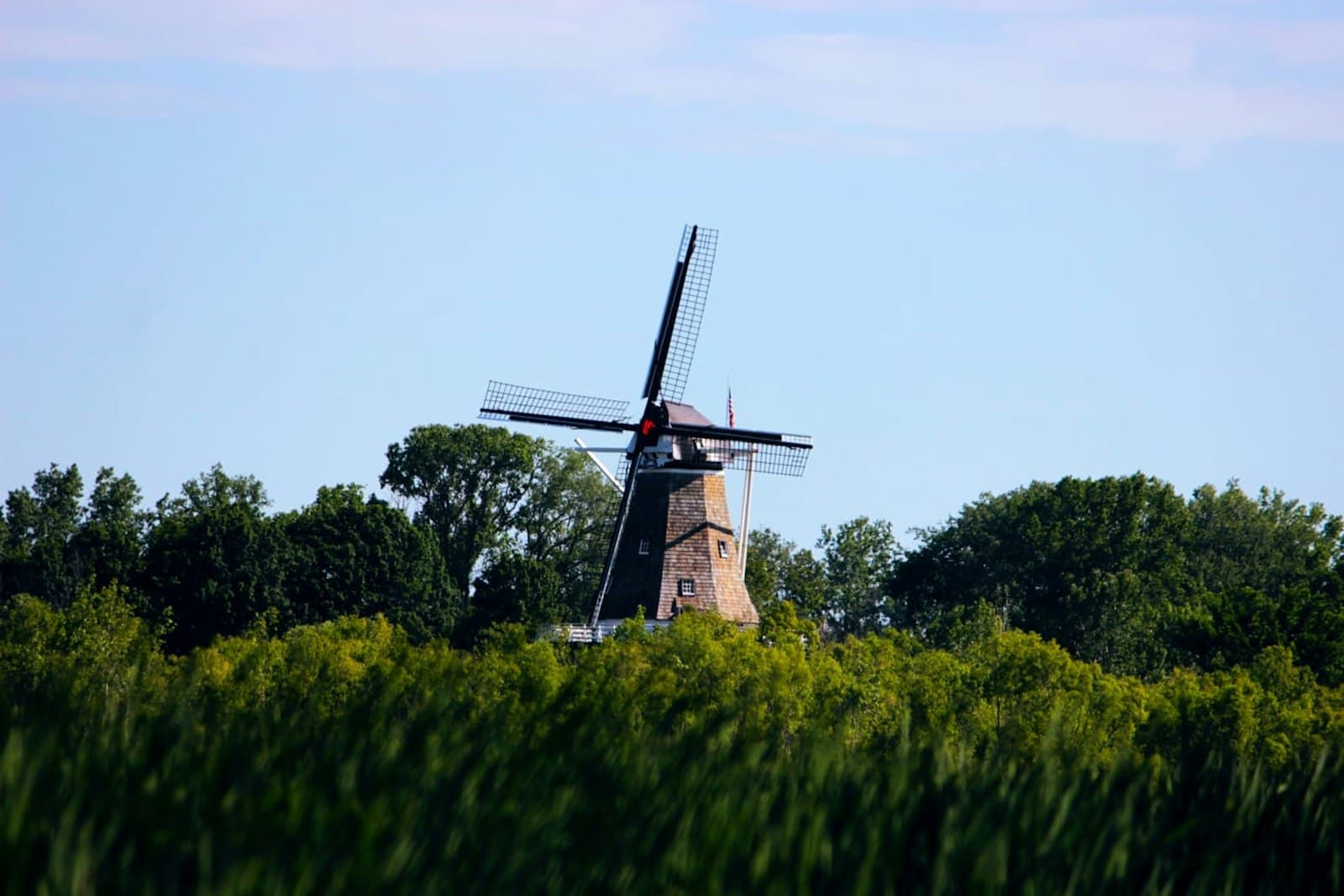 De Zwaan, the working Dutch windmill at Windmill Island in Holland, Michigan
